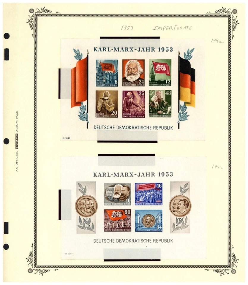 East Germany/DDR/SBZ Mint/Used 1948-1990 Mostly Complete Mounted on Scott Pages - Image 3 of 4