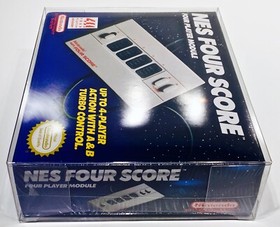 1 Box Protector for the NES FOUR SCORE Box!   See pictures! Clear Display Case