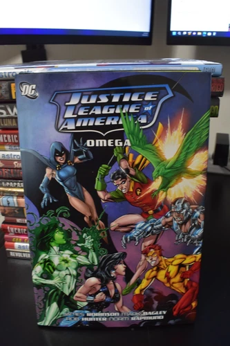 Justice League of America Omega DC Hardcover BRAND NEW RARE Raven Titans JLA