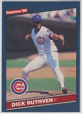 1986 Leaf Donruss - DICK RUTHVEN - #564 - Chicago Cubs BOX FRESH (A)