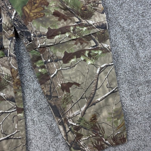 Vintage Y2K Ranger Camo Cargo Pants Mens XL Realtree Camouflage Convertible Hunt - Picture 3 of 7