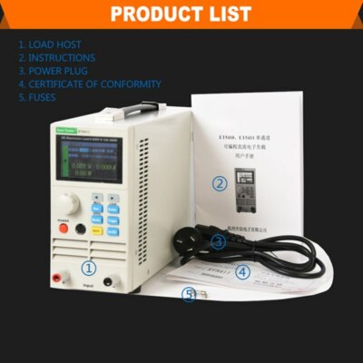 ET5420 ET5410 Electrical Load Programmable Electronic Battery Tester Load Meter