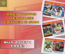 2025 Topps Heritage Baseball Father And Son - Big Leaguers #66-#70 You Choose