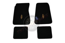 1968-1972 Oldsmobile Cutlass Olds Rocket Floor Mats Full Set Embroidered Logo 1968-1972 Oldsmobile Cutlass Olds Rocket Floor Mats Full Set Embroidered Logo