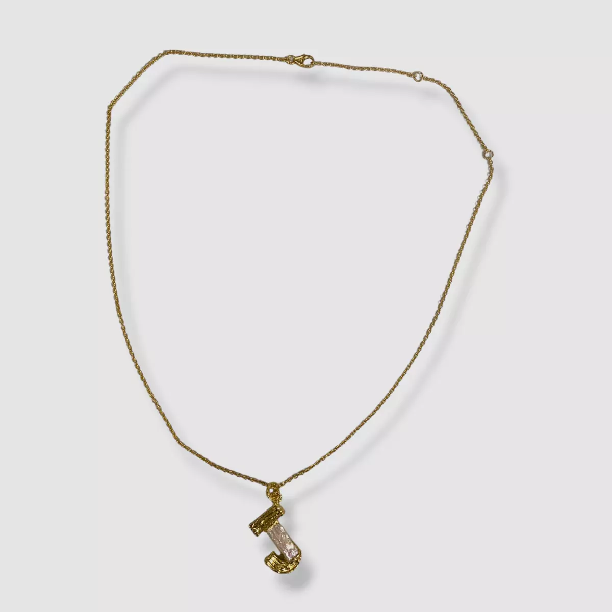 435 Pacharee Women s 18K Gold Plated Birch Pearl Alphabet