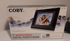 Coby 7" Widescreen Digital Photo Frame DP-758 Never Used 