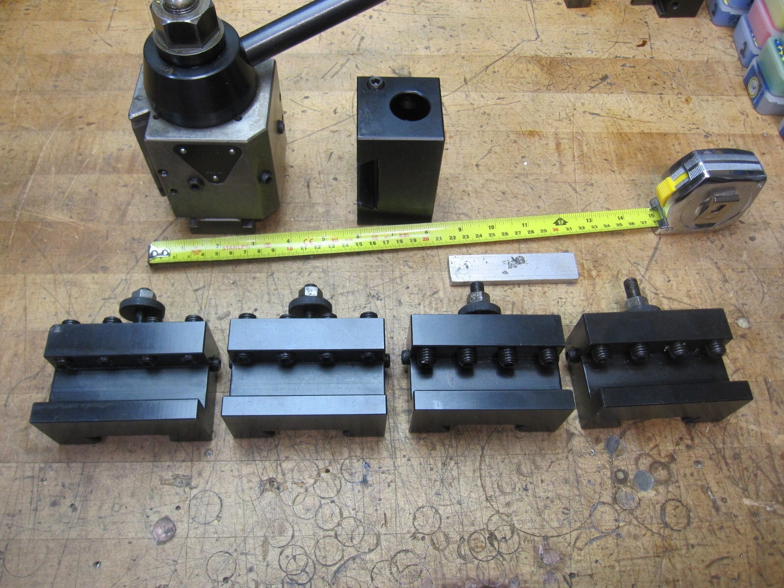 Dorian Victory V35TC **THRU COOLANT** Quick change tool post and 5