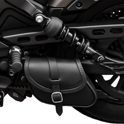 LEATHER SADDLE BAG FOR 2015-2025 INDIAN SCOUT CLASSIC, SPORT SCOUT, BOBBER , 101