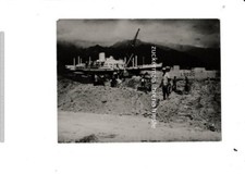 photo TAHITI POLINESIA 1961 costruzione cantiere molo 60s nave ship