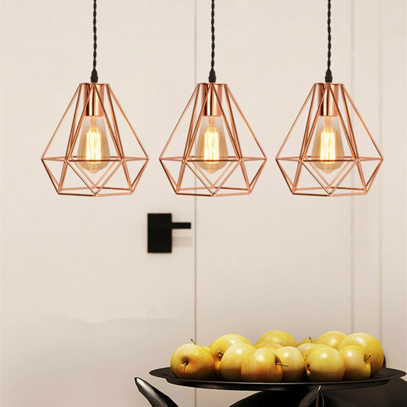 Rose gold hanging light deals