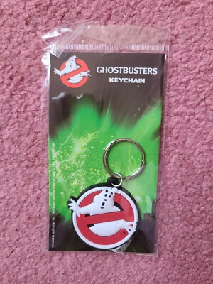 GHOSTBUSTERS KEY RING RUBBER BODY METAL RING