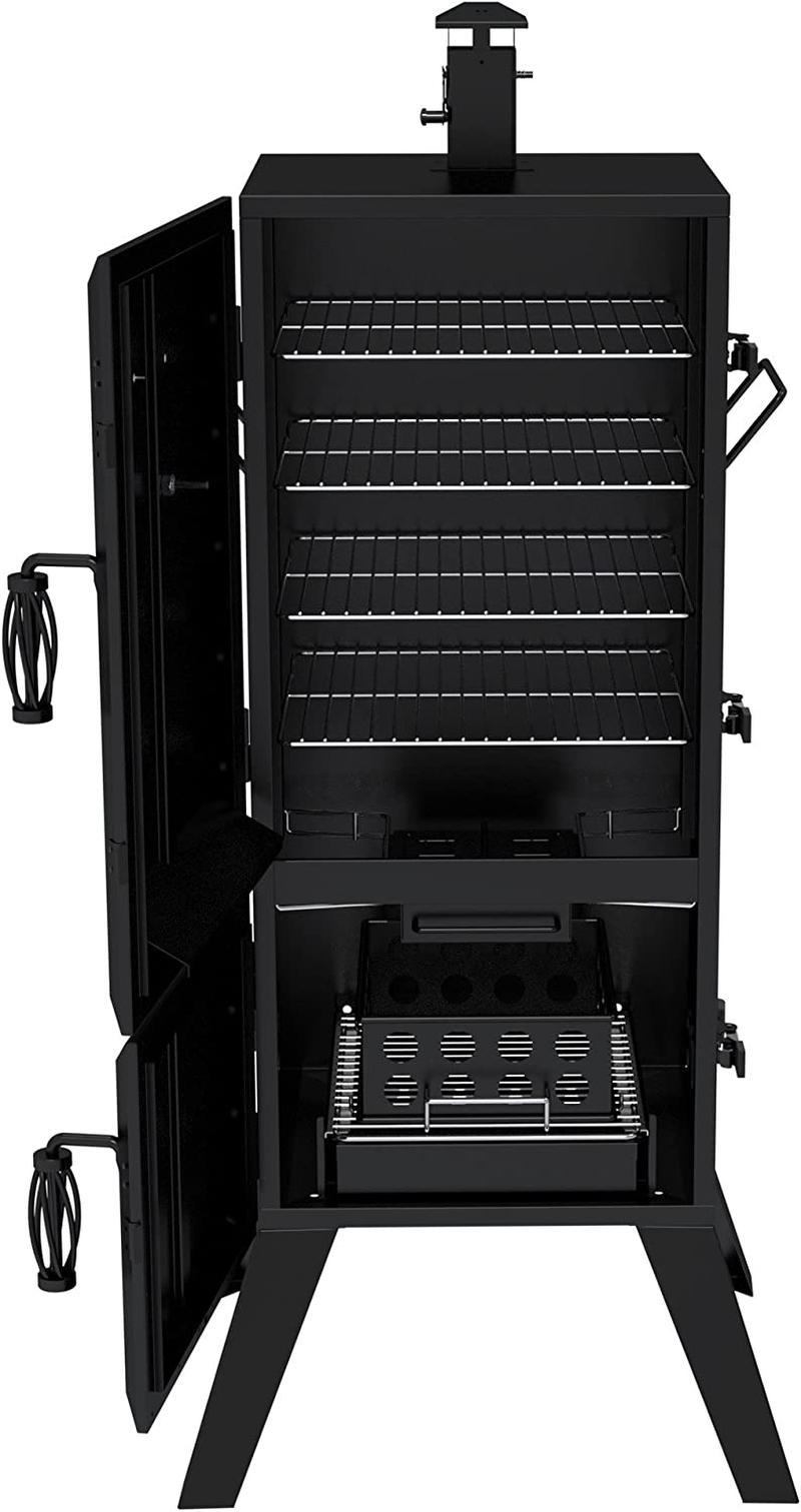 Dyna-Glo DGX780BDC-D 36u0026#034; Vertical Charcoal Smoker Black | eBay