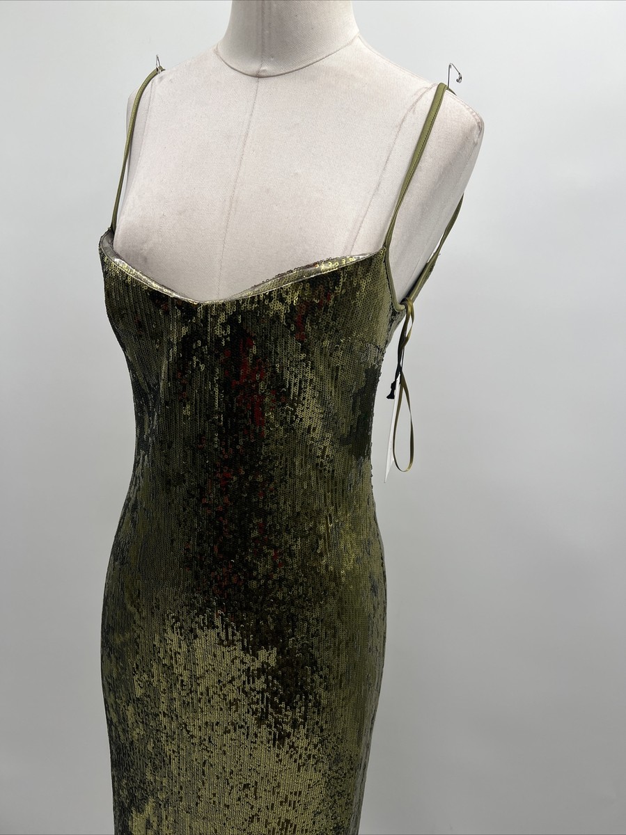 galvan london green sequin dress Rent Galvan Green Sequin Dress main image 0