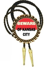 Beware Of Kansas City Art Bolo Tie Men's Accessory Neckties Men Wear Gift Dad