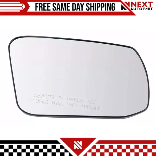 New Exterior Non-Heated Mirror Glass with Backing Plate RH For 2013-2018 Nissan