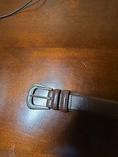 Amanda Smith Brown Leather Belt, Size XL