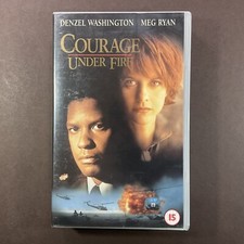 Courage Under Fire, VHS Video, Denzel Washington, Meg Ryan, Cert 15 Movie