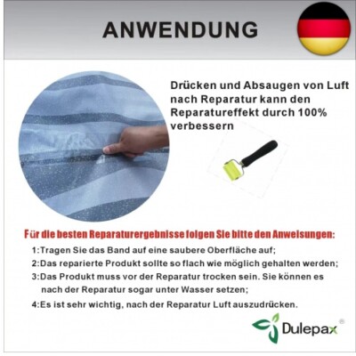Dulepax Zelt Reparaturband Wohnmobil Markisen Reparatur-Kit Reparatur-Set |  eBay.de