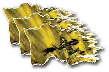 Don't Tread On Me Decal Sticker Car Truck Window Gadsden Flag 2nd Amendment 3M