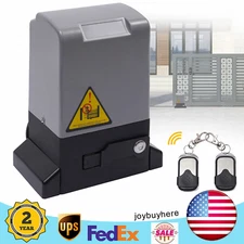 3968Lbs max Sliding Electric Gate Opener Automatic Motor Remote Kit Heavy Duty