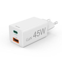 Hama 45W Kompakt-SchnellladegeräT | USB-C & USB-A | Gan Power Delivery Charger