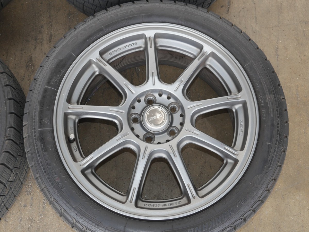 RAYS GRAMLIGHTS 57s 17×7.5JJ+48 PCD100/5H ハブ径約64.5mm(