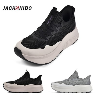 Men's Wide Toe Box Shoes Hands Free Arch Support Sneakers for Walking Running