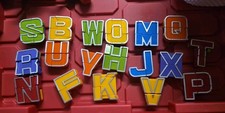 Mixed Lot Lakeshore Toys Alphabots Transforming Letters Alpha Lot Of 18