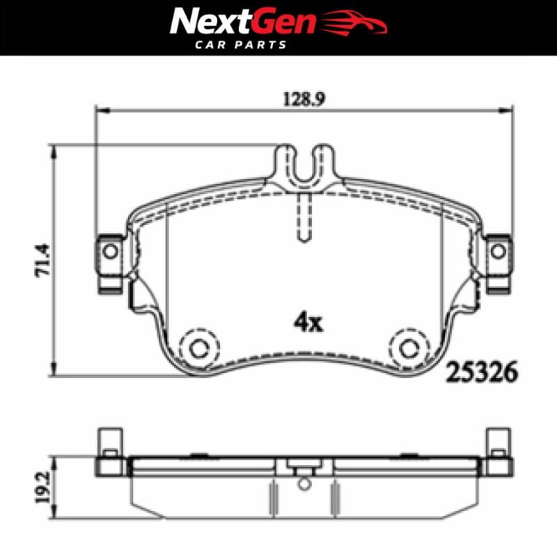 DriveTec Brake Pads for Polestar 1 PHEV - 2.0 - 18-