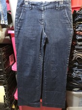Lands End Womens Blue Trouser Jeans Size 10