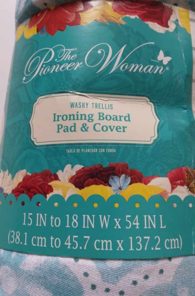 Pioneer Woman Washy Trellis Ironing Board Pad & Cover