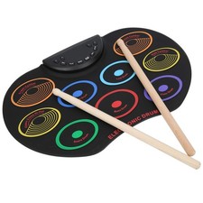 9-Pad Electronic Drum Pad for Adult Beginner, Portable