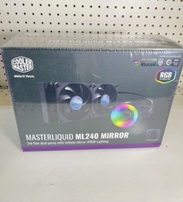 BRAND NEW Cooler Master MasterLiquid ML240 Mirror ARGB CPU Liquid Cooler 3rd Gen