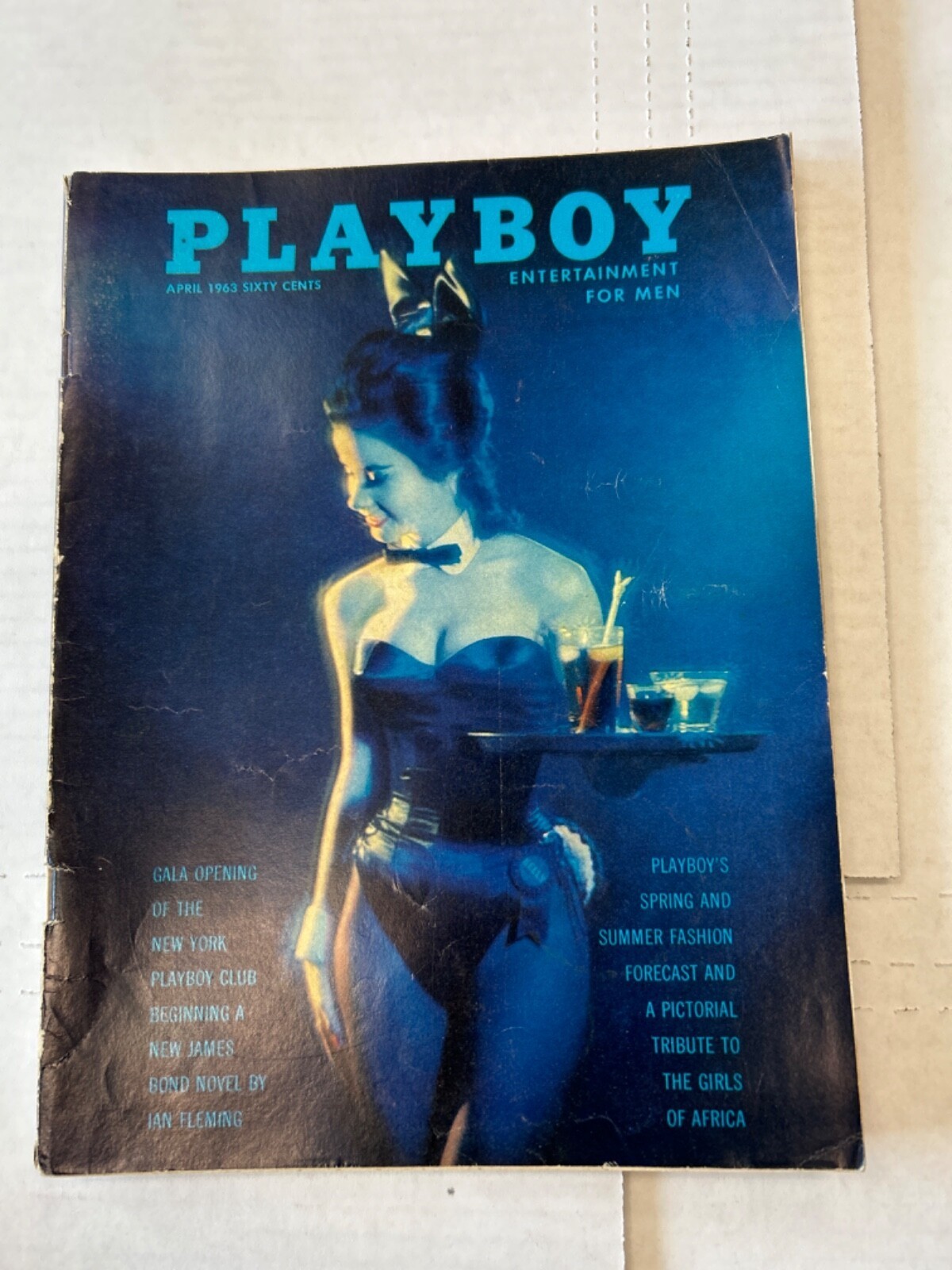 Playboy Magazine April 1963 James Bond Vg