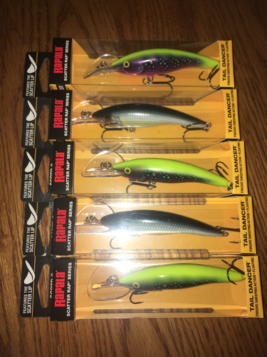 Lot De Leures Rapala Scatter Rap CD07 – Fabrication Japon – Pêche – Neufs