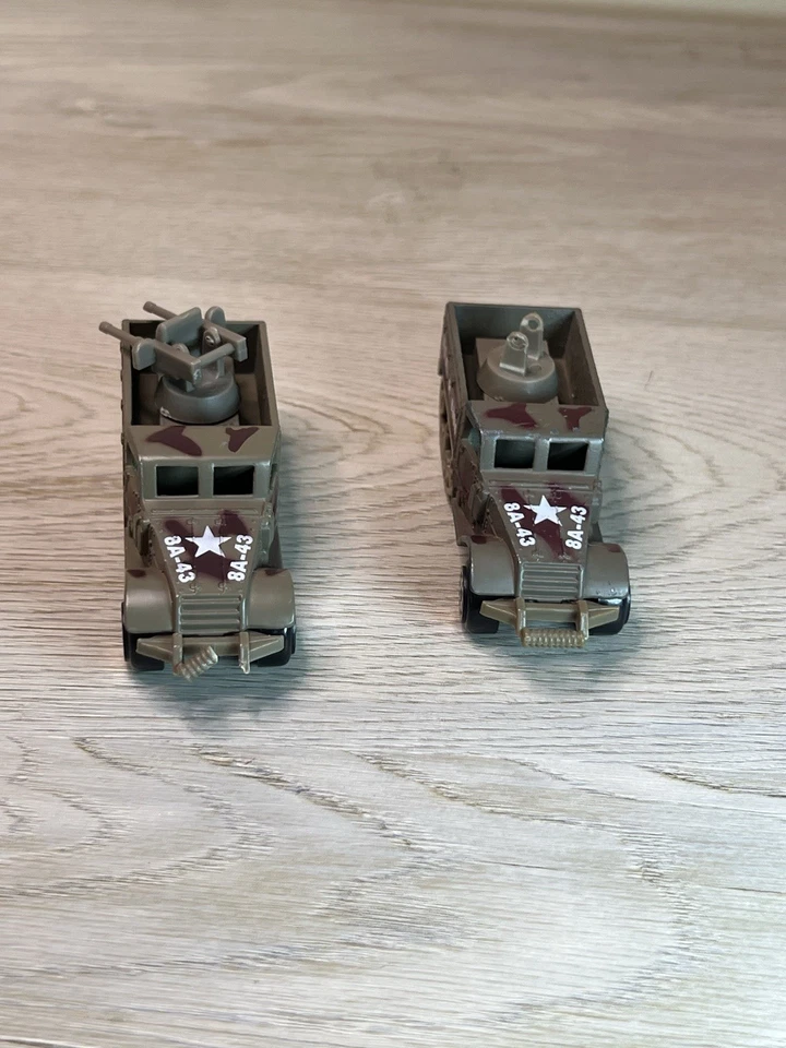 Juego de 2 camiones militares blindados de media vía Zee Toys Zylmex 1/64 de colección Foto 4 de 4