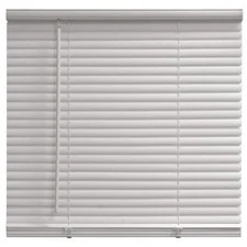 Mainstays 1" Cordless Vinyl Light Filtering Mini Blinds, White, 23" W x 42" L