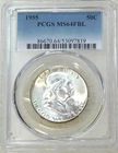 1955 Franklin Half Dollar PCGS MS64FBL Frosty PQ New Holder #R328J