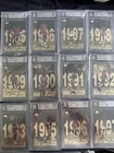 1998 Michael Jordan Upper Deck Gatorade Promo Complete 12-Card Jumbo Set Gold