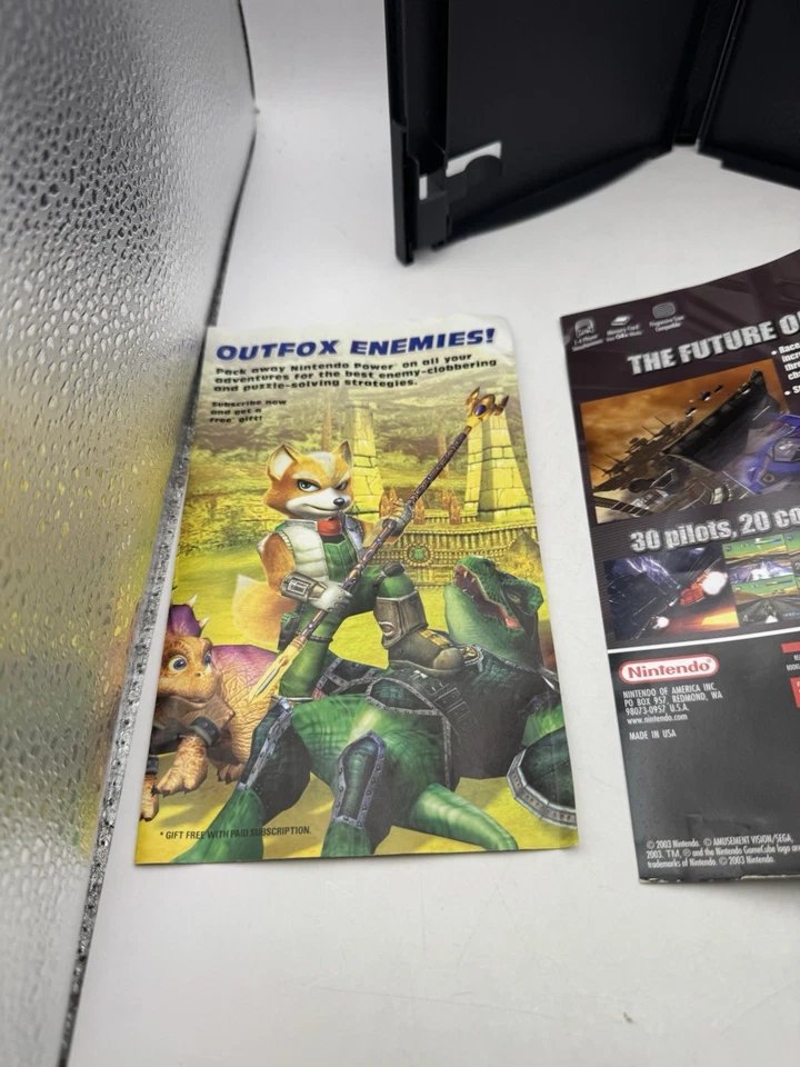 Caja de arte de portada auténtica F-Zero GX (GameCube) solo insertada SIN JUEGO Foto 3 de 4