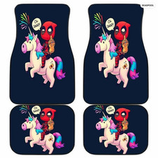 Movie Theme Car Floor Mats Cartoon Deadpool Unicorn Chibi Funny Car Mats Movie Theme Car Floor Mats Cartoon Deadpool Unicorn Chibi Funny Car Mats