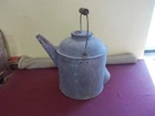 VTG PRR WATER CAN R-R PENNSYLVANIA GALVINIZED WOOD HANDLE TRAIN