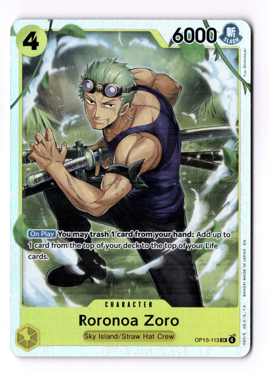Roronoa Zoro OP15-113 Adventure on Kami's Island for sale | eBay
