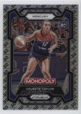 2024 Panini Prizm Monopoly WNBA GO Space Prizm Celeste Taylor #66 Rookie RC 2qw