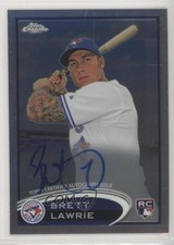 2012 Topps Chrome Rookie Auto Brett Lawrie #173 Auto 0ws