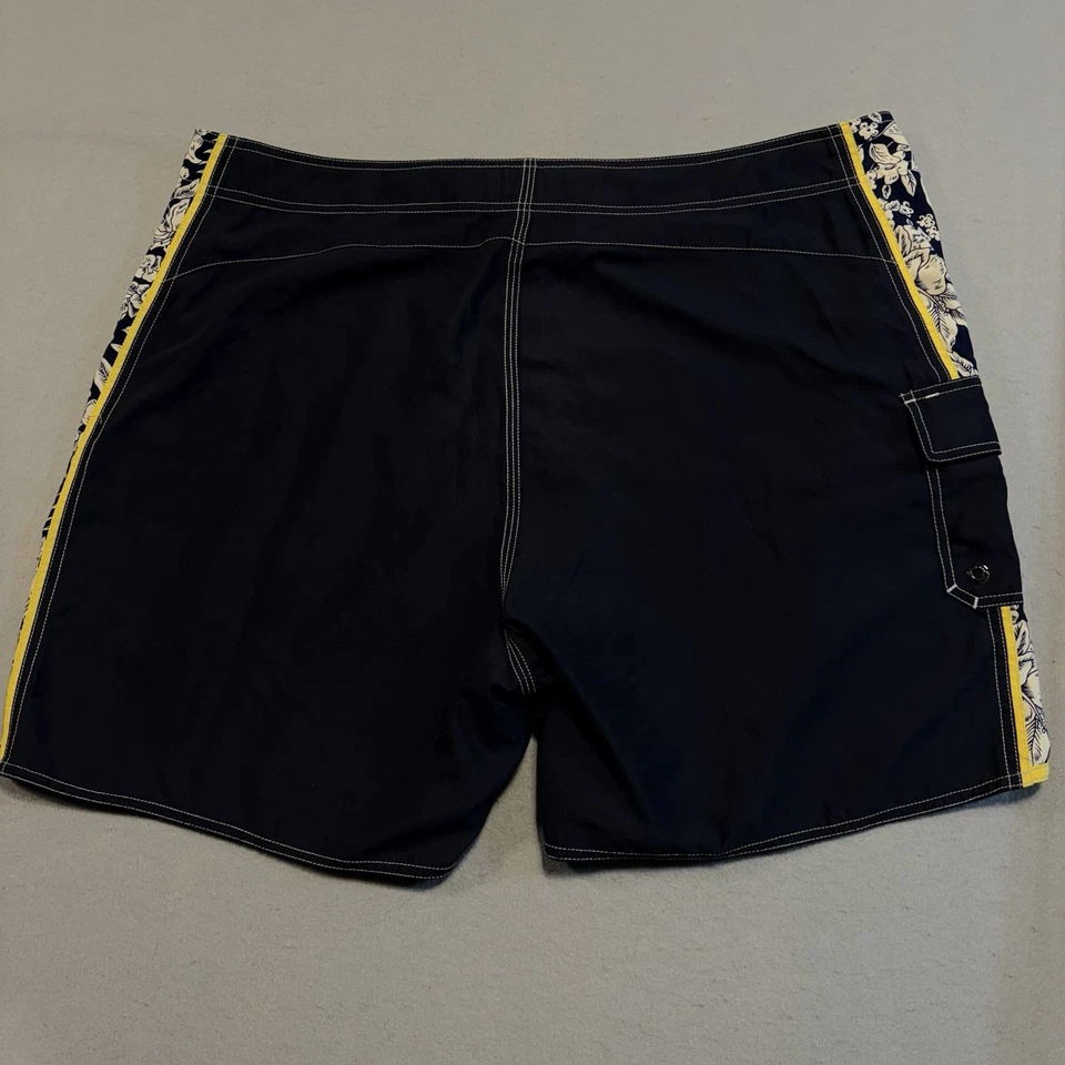 Pantalones Cortos de Tabla Quiksilver Para Hombres 42 Negros Secado Rápido Patín Surf Gancho y Lazo Mosca Foto 2 de 4