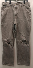 Men's Distressed B11 Carhartt Carpenter Skateboarder Work Wear Pants 34X31