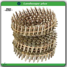 7200Pcs Galvanized Coil Roofing Nail 3/8" Head Diameter 3/4" × 0.12" 15 Degree