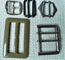 Konvolut Gürtelschnalle Farbe: Silber, Schwarz, Khaki