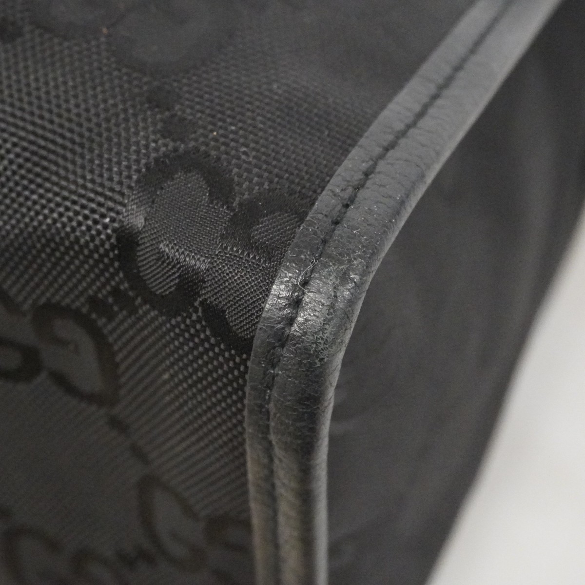 Auth [6bb1689] GUCCI Tote Bag Off the grid 630353 Nylon Black Silver metal f... thumbnail 6